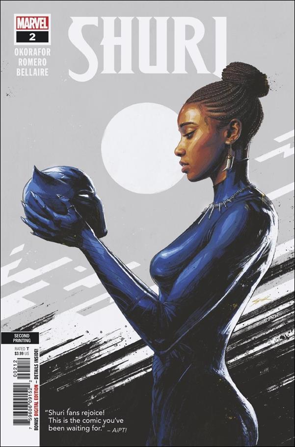 Shuri issue 2-D Sam Spratt Cover (Second Print)