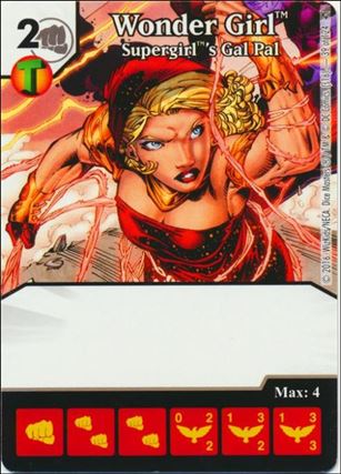 DC Comics Dice Masters Green Arrow and The Flash card 39 Wonder Girl: Supergirl's Gal Pal