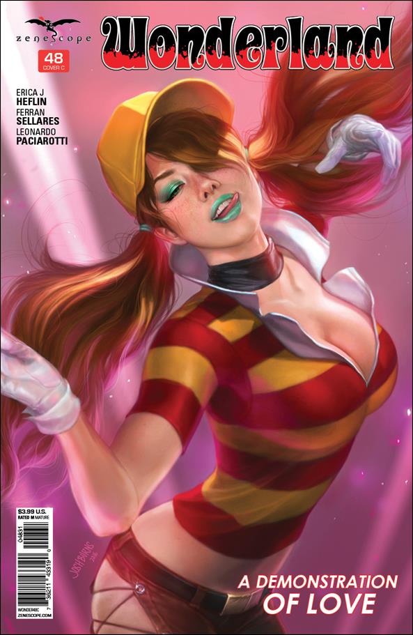 Grimm Fairy Tales Presents Wonderland issue 48-C Josh Burns Cover