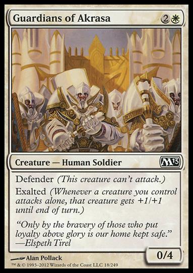 Magic the Gathering: 2013 Core Set (Base Set) card 18 Guardians of Akrasa