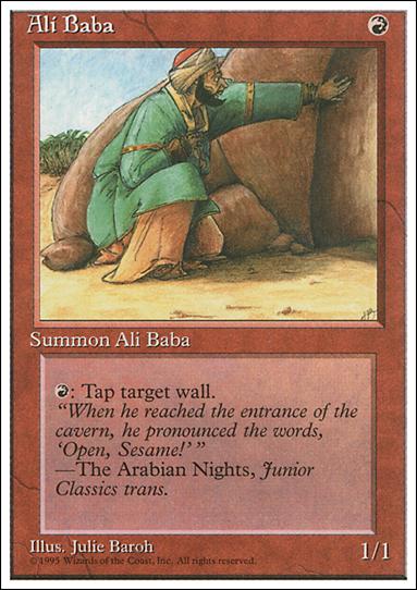 Magic the Gathering: 4th Edition (Base Set) card 175 Ali Baba