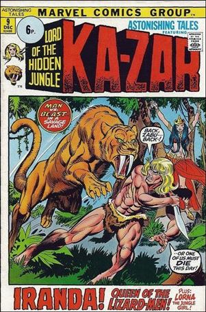 Astonishing Tales (1970) issue 9-B UK Price Cover
