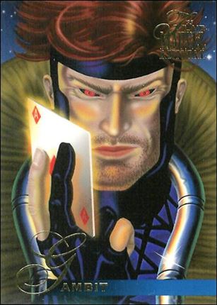 Marvel Annual Flair '95 (Base Set) card 4 Gambit