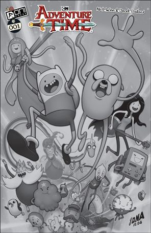 Adventure Time (2025) issue 1-L David Nakayama 1:100 B&W Cover