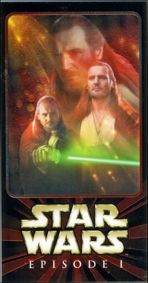 Star Wars: Episode I Widevision: Series 1 (Collector Tin Chrome Card Subset) card 5 of 5 Qui-Gon