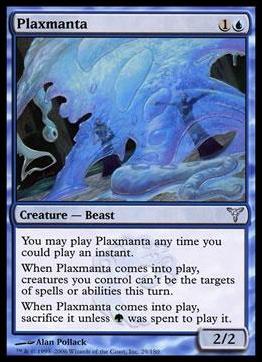 Magic the Gathering: Dissension (Base Set) card 29 Plaxmanta