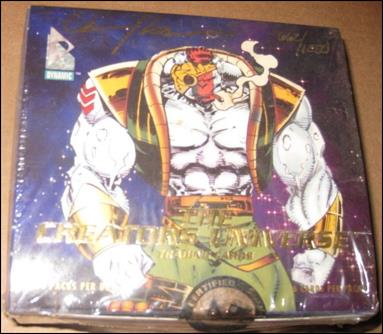 Creators Universe card 1-D Sealed Box - Sgt Maj Acre (Sign by Kubert) 1/1250