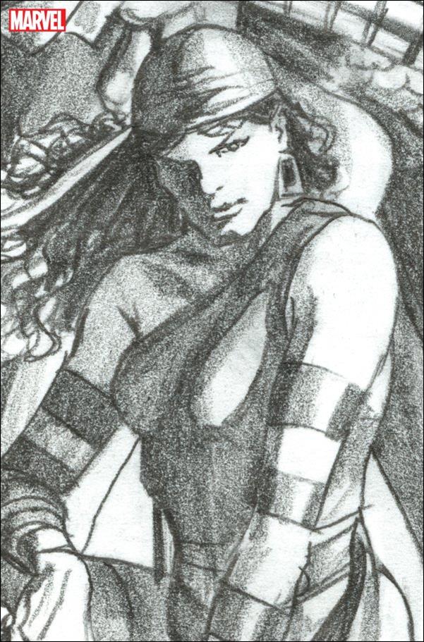 Daredevil (2022) issue 9-D Alex Ross 1:100 Elektra Virgin Sketch Cover