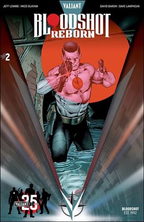 Bloodshot Reborn issue 2-D Rafa Sandoval Valiant 25th Anniversary Cover