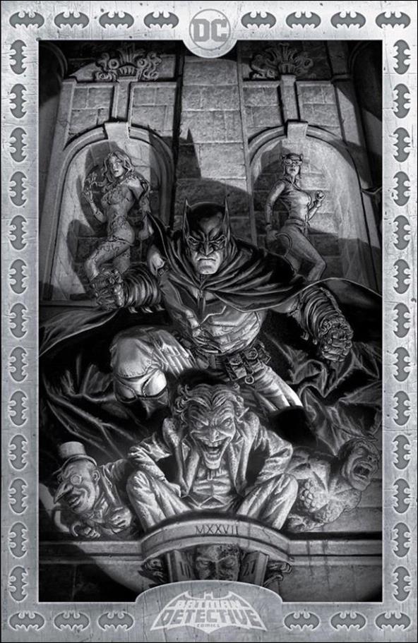 Detective Comics (1937) issue 1027-ST Lee Bermejo Torpedo Comics B&W Cover 1/1000
