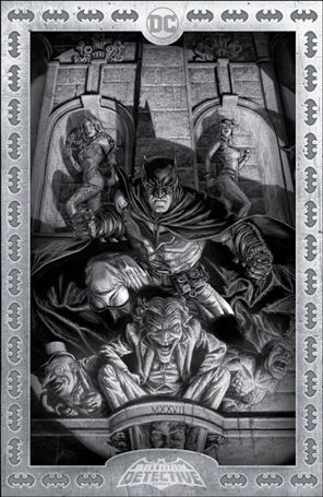 Detective Comics (1937) issue 1027-ST Lee Bermejo Torpedo Comics B&W Cover 1/1000