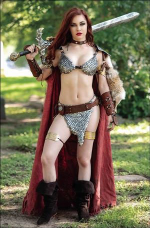 Red Sonja: The Superpowers issue 3-N 1:25 Virgin Cosplay Photo Cover