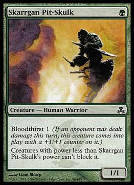 Magic the Gathering: Guildpact (Base Set) card 96 Skarrgan Pit-Skulk