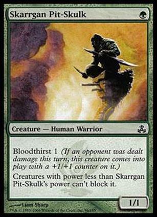 Magic the Gathering: Guildpact (Base Set) card 96 Skarrgan Pit-Skulk