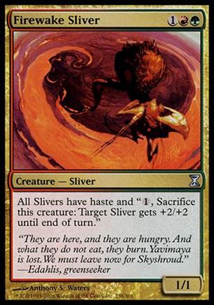 Magic the Gathering: Time Spiral (Base Set) card 238 Firewake Sliver