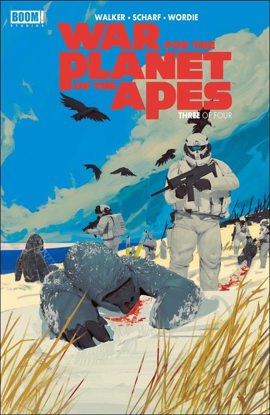 War for the Planet of the Apes issue 3 Mikhail Borulko Cover
