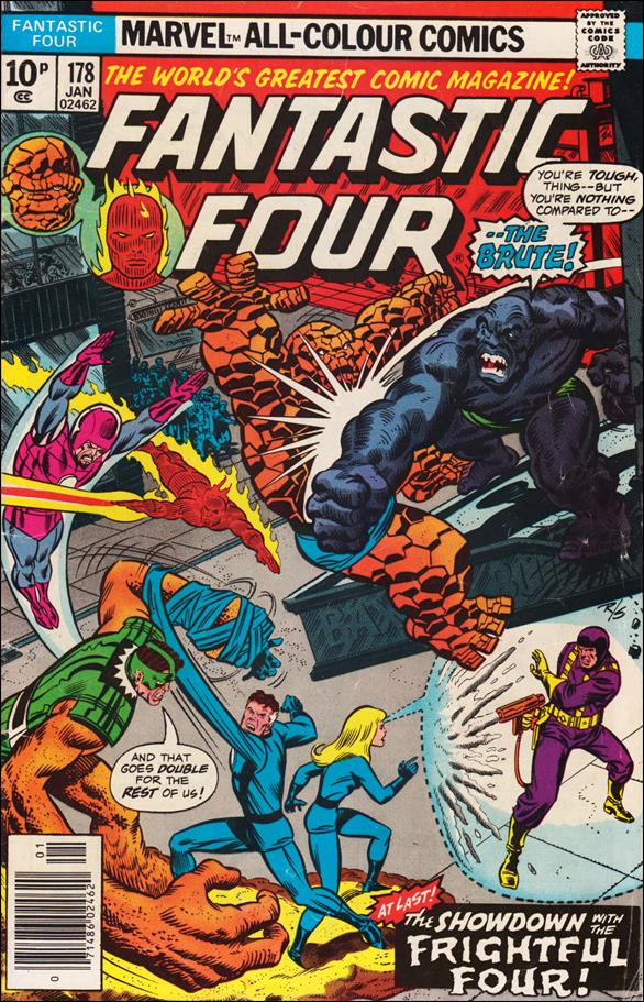Fantastic Four (1961) issue 178-B UK Price Cover