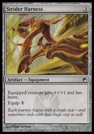 Magic the Gathering: Scars of Mirrodin (Base Set) card 207 Strider Harness