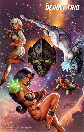 Deadly Trio issue 1-D Joseph Michael Linsner Cover