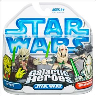 Star Wars: Galactic Heroes figure 60 Kit Fisto and General Grievous