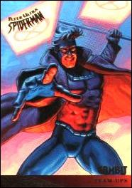 Fleer Ultra Spider-Man (Base Set) card 117 Gambit