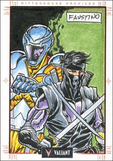 2013 Valiant Comics Preview Trading Card Set (Sketch Card Subset) card NF-03