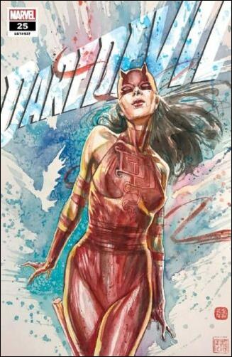 Daredevil (2019) issue 25-N David Mack Cover (2nd Printing)