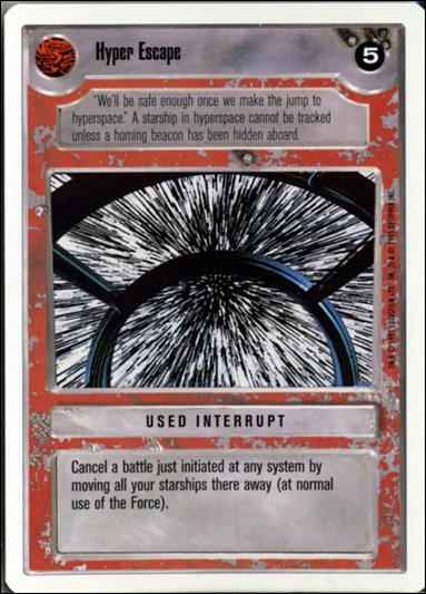 Star Wars: Premiere Unlimited (Base Set) card 265 Hyper Escape