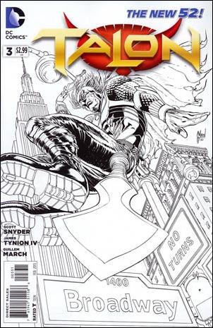 Talon (2012) issue 3-C Guillem March 1:100 Sketch Cover