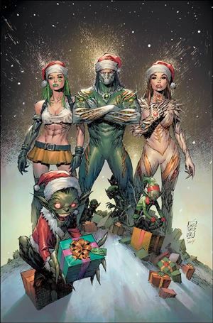 Top Cow Holiday Special: All Through the House (2024) issue 1-B Marc Silvestri Spot Foil Cover, 1/250