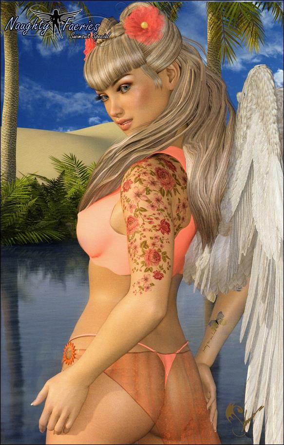 Naughty Faeries Stripper Assassins: Swimsuit Special issue 1 Wendy Steen Shaner Regular Cover