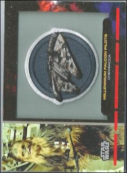Star Wars Galactic Files (Patch Subset) card PR-26 Millennium Falcon Pilots Chewbacca