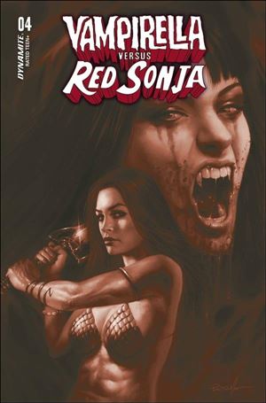 Vampirella vs Red Sonja issue 4-F Lucio Parrillo 1:10 Tint Cover