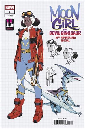 Moon Girl & Devil Dinosaur 10th Anniversary Special issue 1-E Anand Ramcheron Design 1:10 Cover