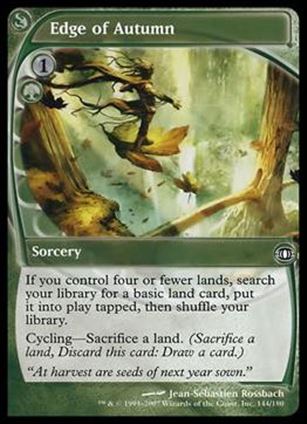 Magic the Gathering: Future Sight (Base Set) card 144 Edge of Autumn