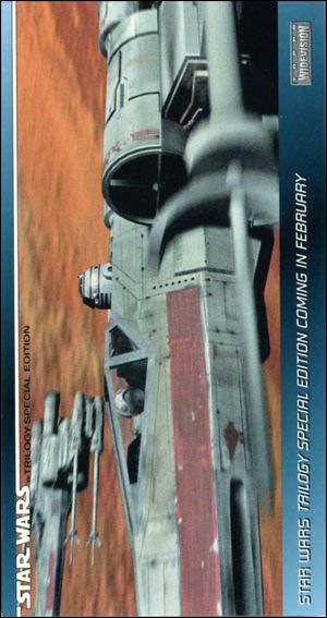 Star Wars Trilogy Special Edition Widevision (Promo) card G1 Star Wars Trilogy Special Edition Coming In Feb...