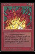 Magic the Gathering: Limited Edition Beta (Base Set) card 182 Wall of Fire