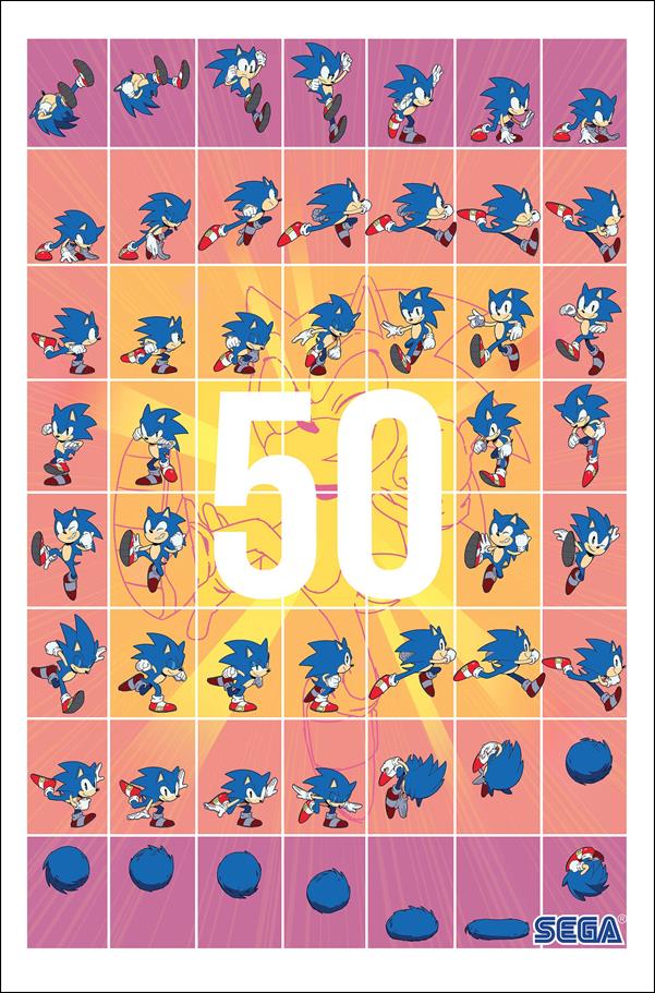 Sonic the Hedgehog (2018) issue 50-H Tyson Hesse 1:25 Cover