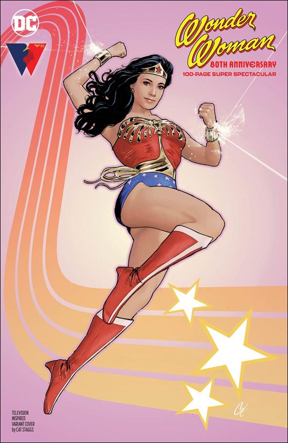 Wonder Woman 80th Anniversary 100-Page Super Spectacular issue 1-C Cat Staggs Television Inspired Cover
