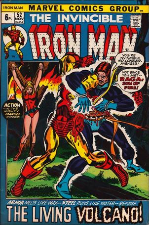 Iron Man (1968) issue 52-B UK Price Cover