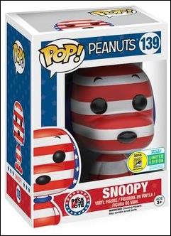 POP! Animation figure 139 Snoopy (Rock The Vote) SDCC 2016