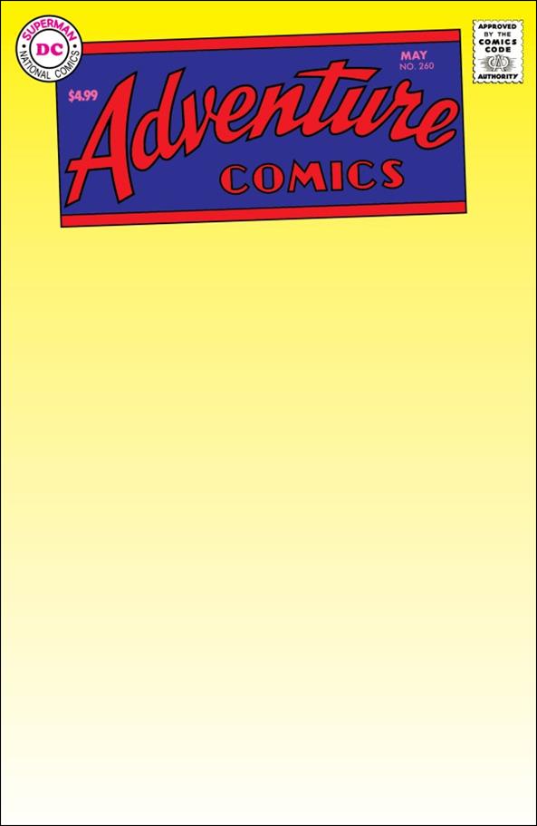Adventure Comics (1938) issue 260-C Facsimile Edition (2023) Blank Cardstock Cover