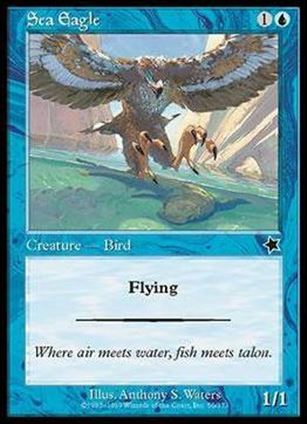 Magic the Gathering: Starter 1999 (Base Set) card 50 Sea Eagle