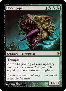 Magic the Gathering: Duel Decks: Izzet vs. Golgari (Base Set) card 65 Doomgape