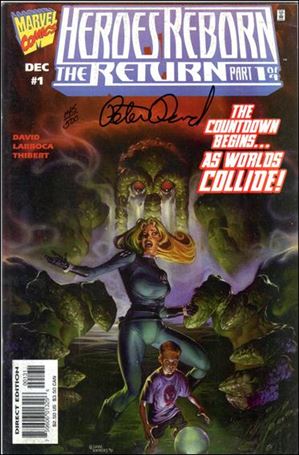Heroes Reborn: The Return issue 1-E DF DeVries Cover (Signed by Peter David) 1/500