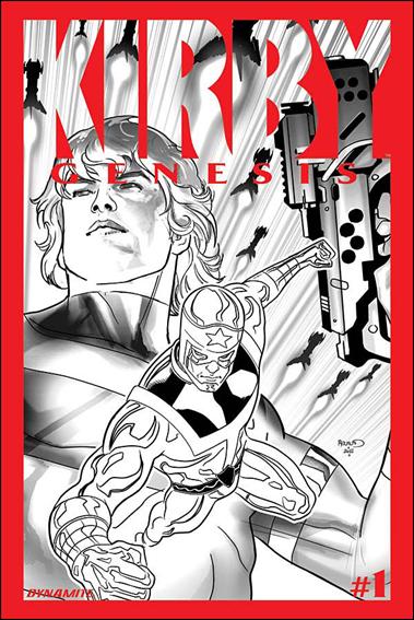Kirby: Genesis issue 1-I Paul Renaud 1:50 Black and White Cover
