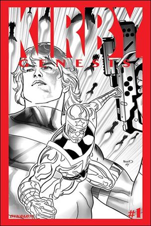 Kirby: Genesis issue 1-I Paul Renaud 1:50 Black and White Cover