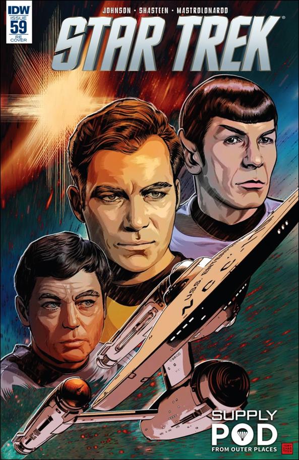 Star Trek (2011) issue 59-D Tony Shasteen Supply Pod Cover