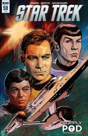 Star Trek (2011) issue 59-D Tony Shasteen Supply Pod Cover