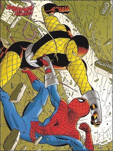 Spider-Man Archives (Base Set) card 45 Spider-Man vs. Shocker
